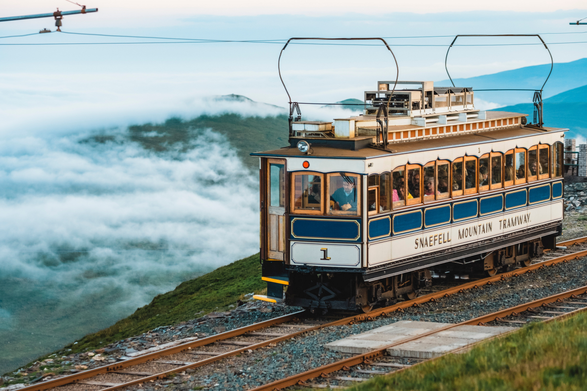 Isle of Man Snaefell Mountain Railway Railway 200